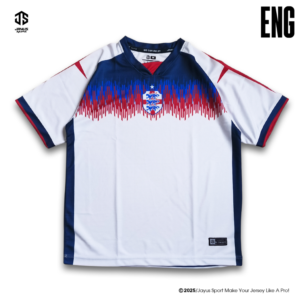 Jersey Fantasy Timnas Inggris // Jersey Piala Dunia // Jersey Timnas Inggris Vintage