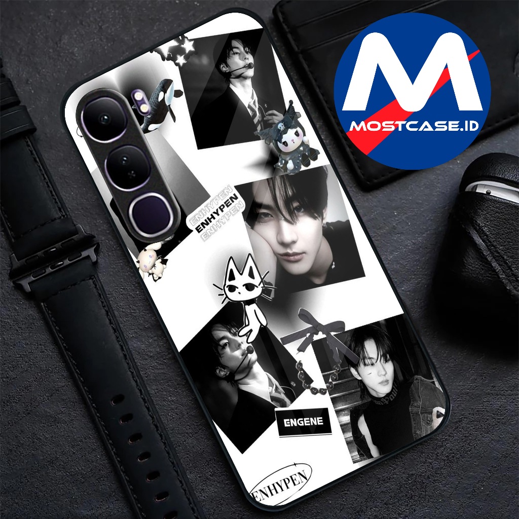 (VV9) Jungwon - Case untuk VIVO X100 V60 V50 LITE V40 LITE V40 V30 V29 V29E Y100 Y29 Y28 Y04S Y03 Y0