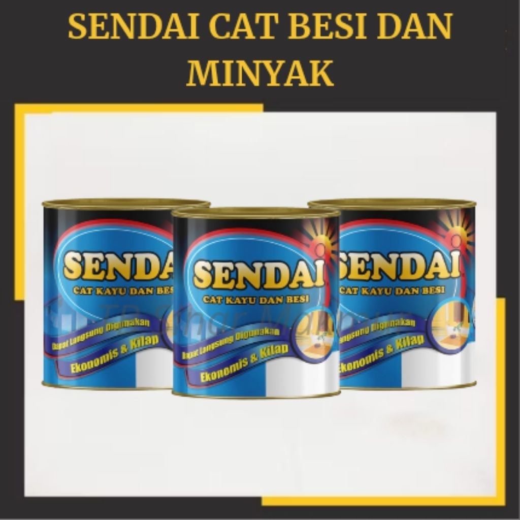 SENDAI Cat Minyak Kayu dan Besi 123 - 146