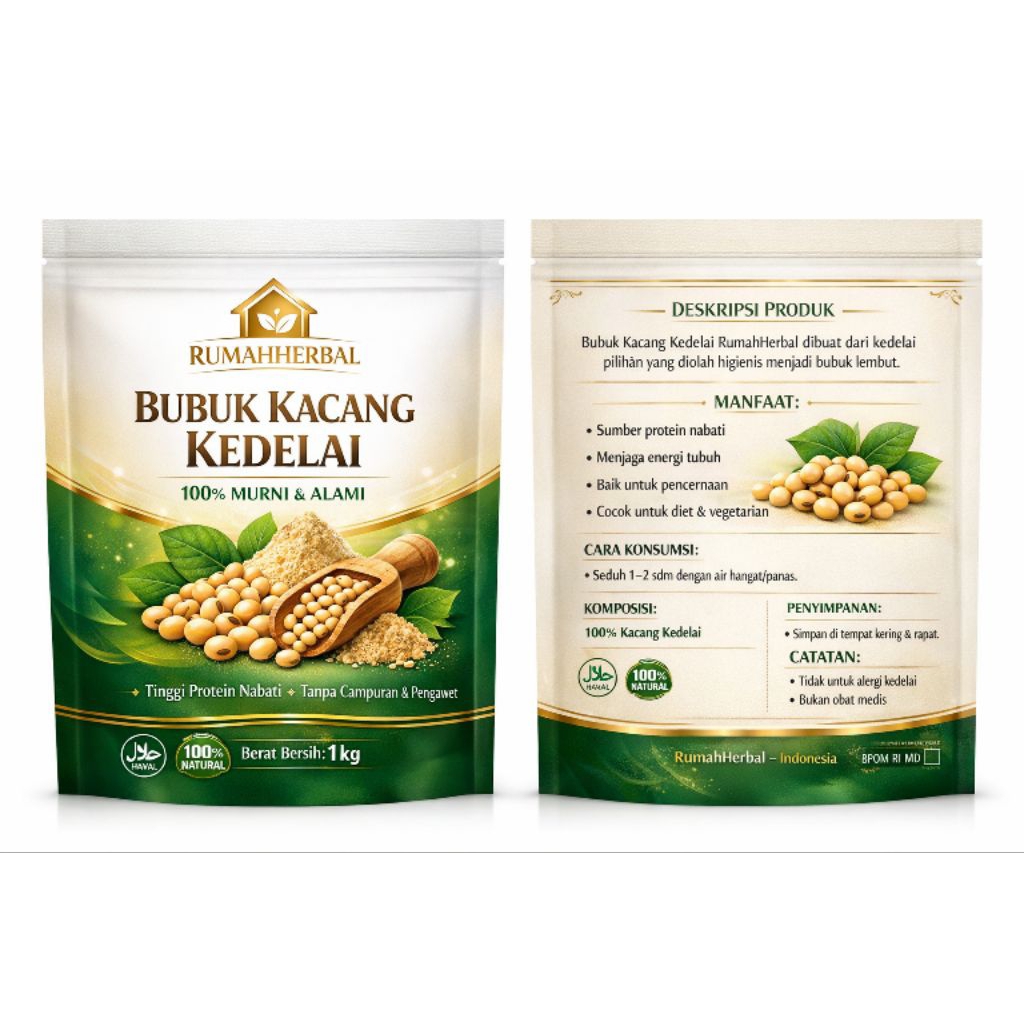 Bubuk kacang kedelai 1 kg