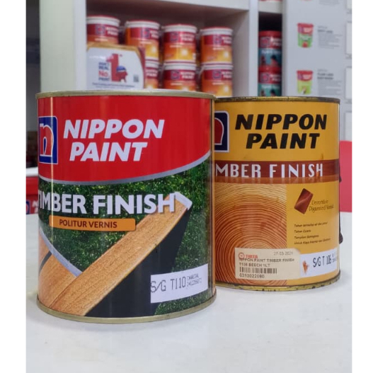 NIPPON PAINT TIMBER FINISH GLOSS 1LT / CAT POLITUR KAYU / CAT KAYU