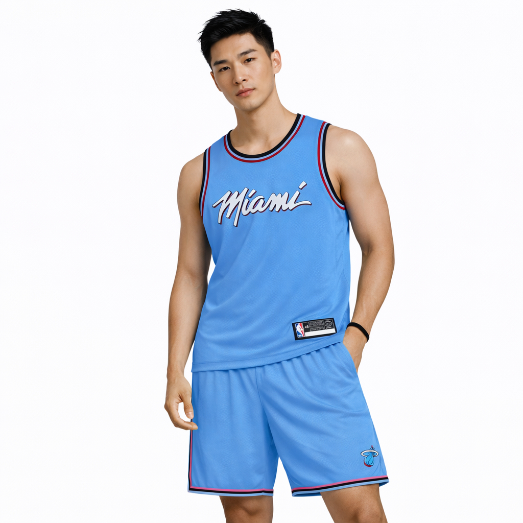 Setelan Jersey Basket NBA Miami Heat Unisex