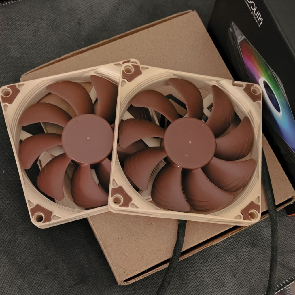 2 PCS NOCTUA NF-A9X14 PWM 92mm fan casing slim computer SECOND