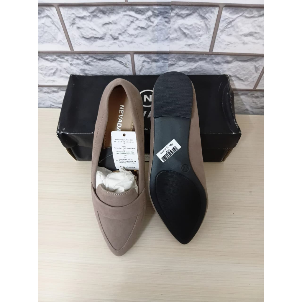Nevada Ballerinas Women Flat Shoes Wanita Sepatu Flat Casual