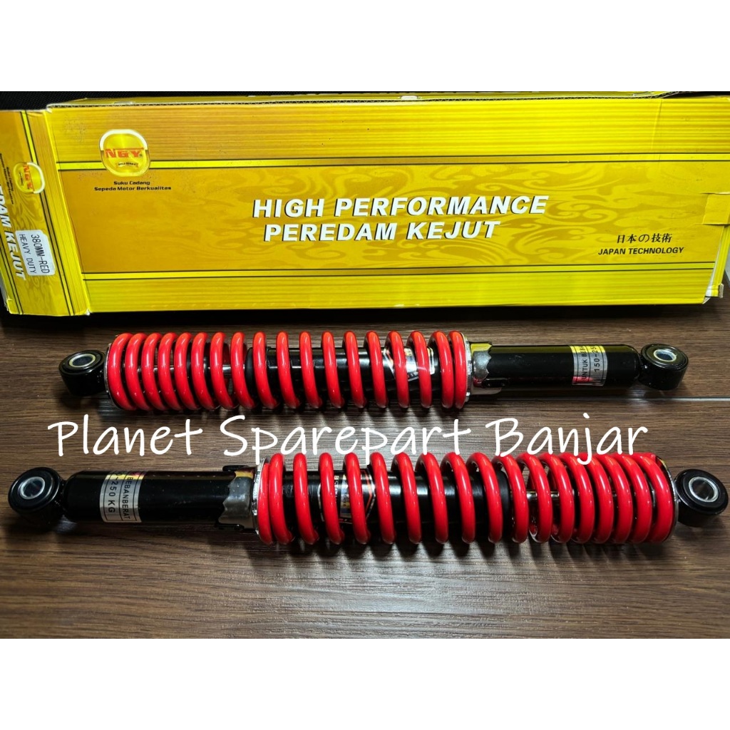 Shock Shok Sok Beban Berat 380 MM NGY Gold Merah