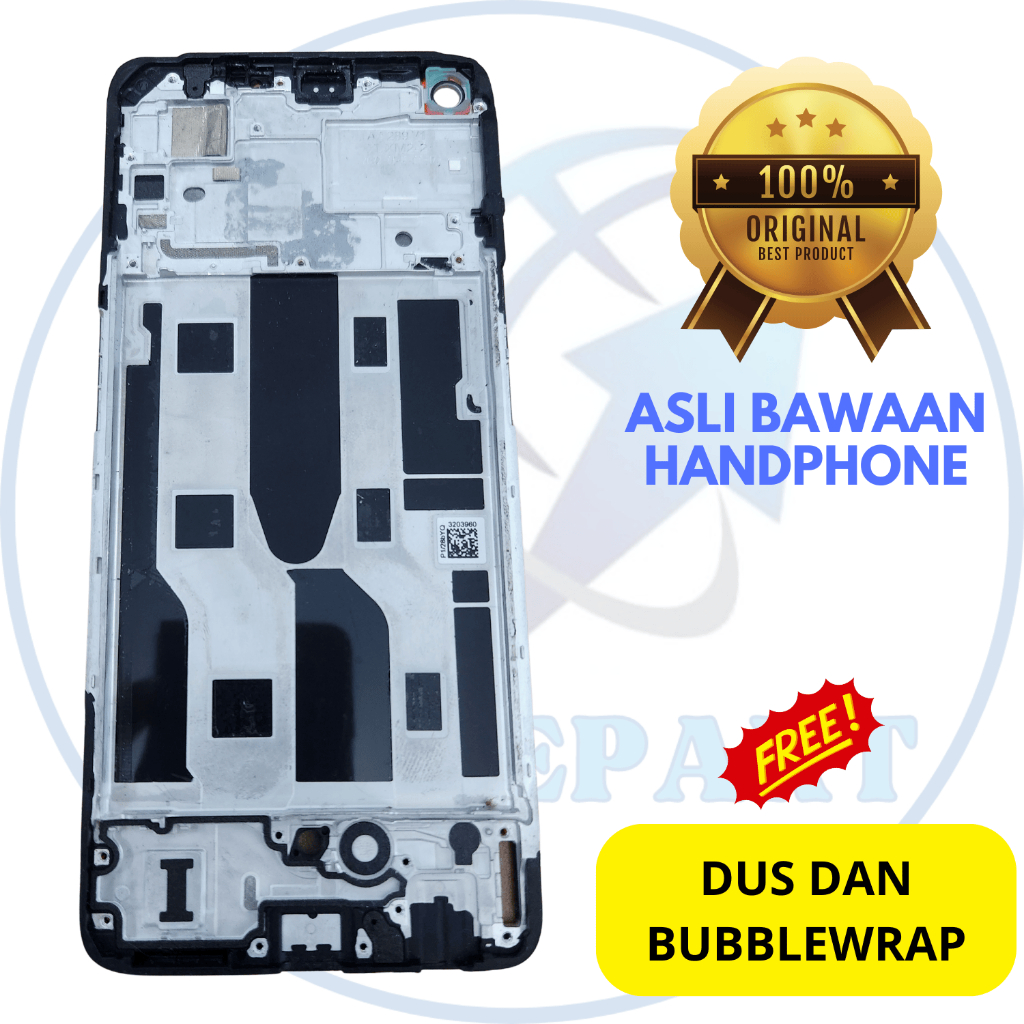 Frame tatakan LCD hp Oppo a96 5g - asli original copotan cabutan bawaan