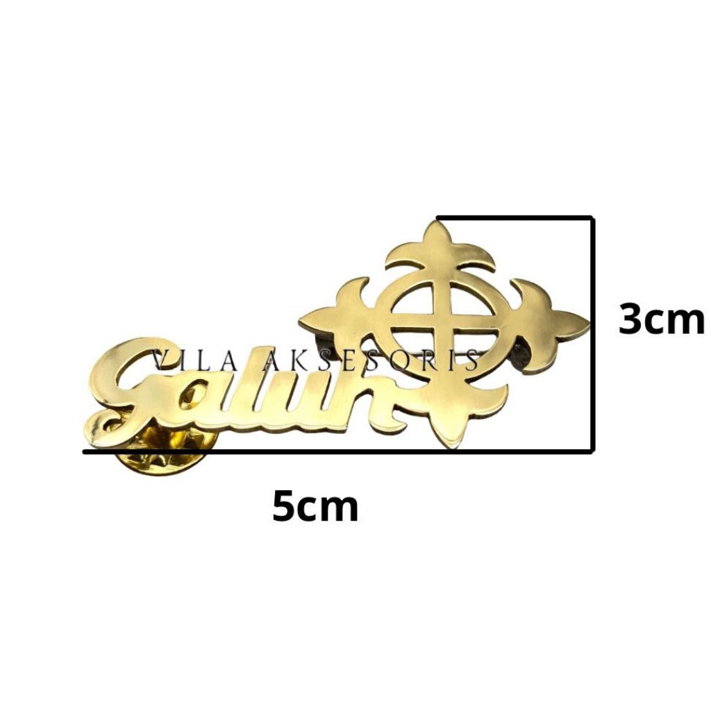 Pin Cakra Galuh 5cmX3cm Tebal 1,2mm