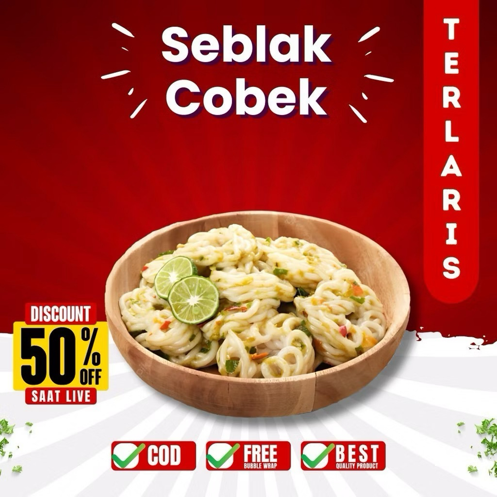 Seblak Coet Kerupuk Rafael 120gr Pedas Gurih Frozen Food