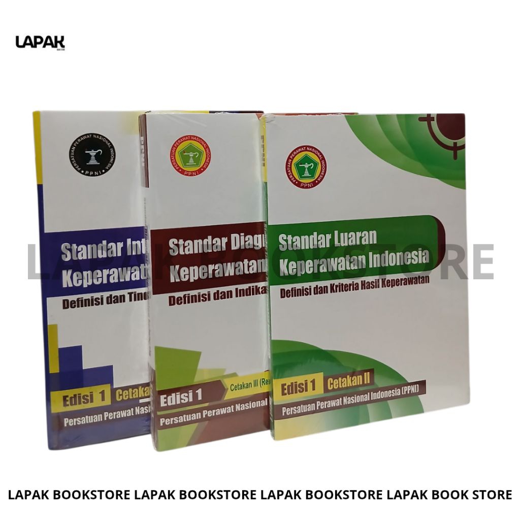 PAKET 3 BUKU KEPERAWATAN SDKI, SLKI, SIKI 3S EDISI TERBARU.