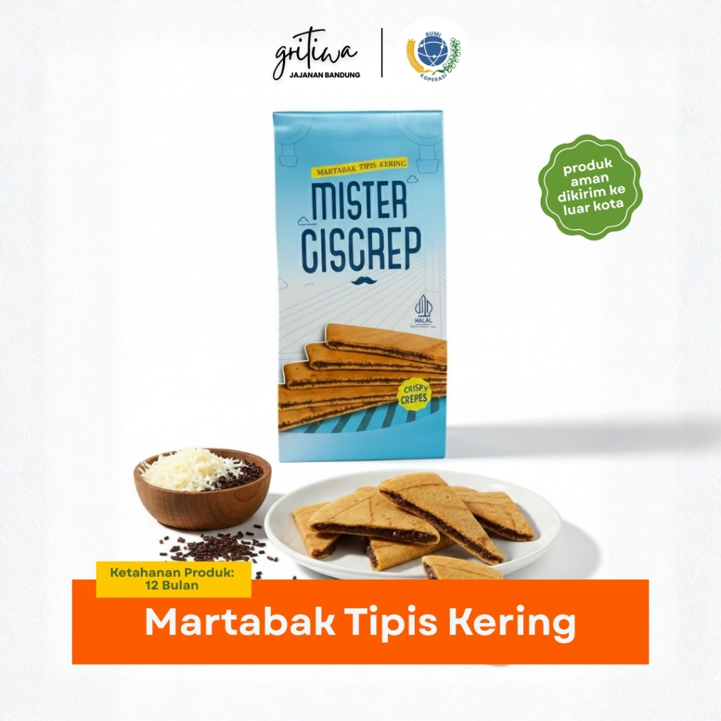 GRITIWA - MARTABAK TIPIS KERING MISTER CISCREP