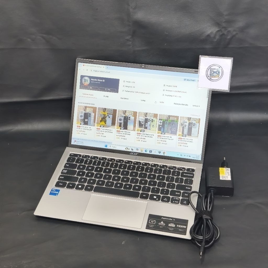 LAPTOP ACER ASPIRE LITE 14 AL 14-52M CORE i5 1334U 8GB SSD 512GB 14 INCH SECOND BERGARANSI