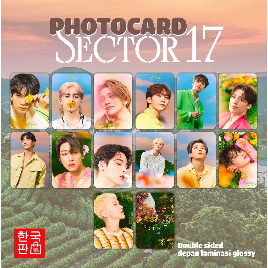 Photocard Premium SVT Sector 17 Unofficial Freebies Koleksi Carat