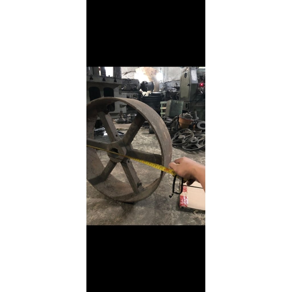 puli belah uk diameter 60 cm as 2 inch ,pulley tangkep 24 inch as 2 in