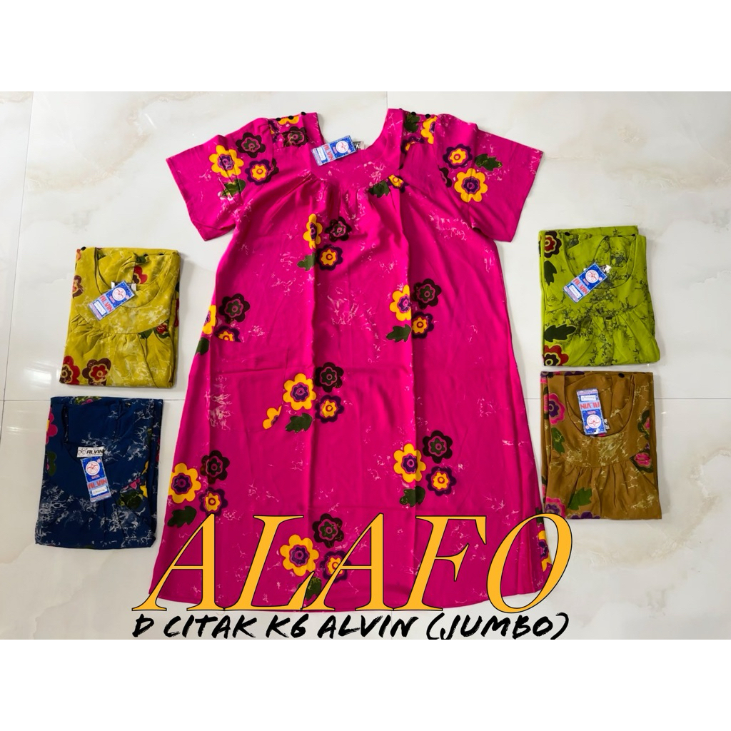 DASTER K6 / KANCING 6 NYAMAN BATIK ALVIN CITAK (JUMBO)