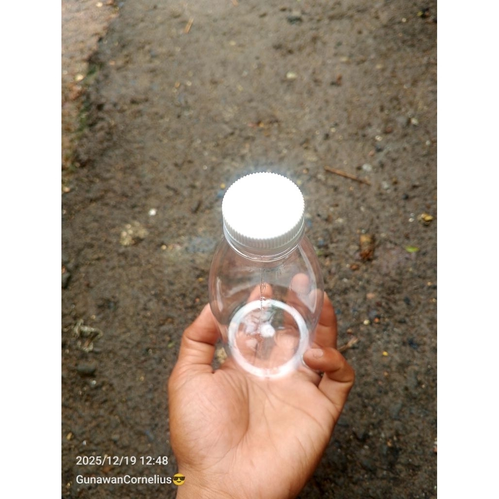 Botol Almond Botol plastik 250ml 1ball 50/100