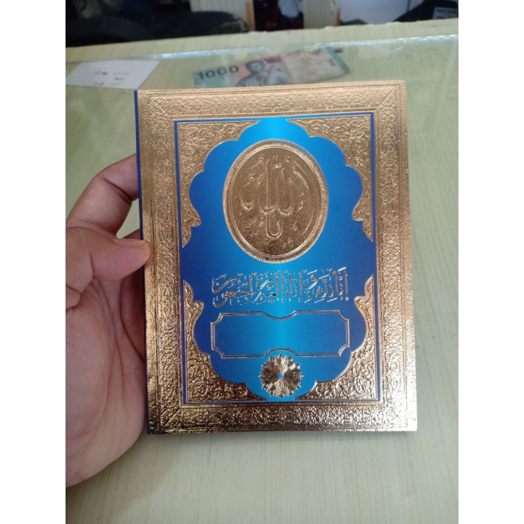 Buku Yasin Dan Tahlil Tebal 144 Halaman Gratis Foto Soft Cover Embos Palembang