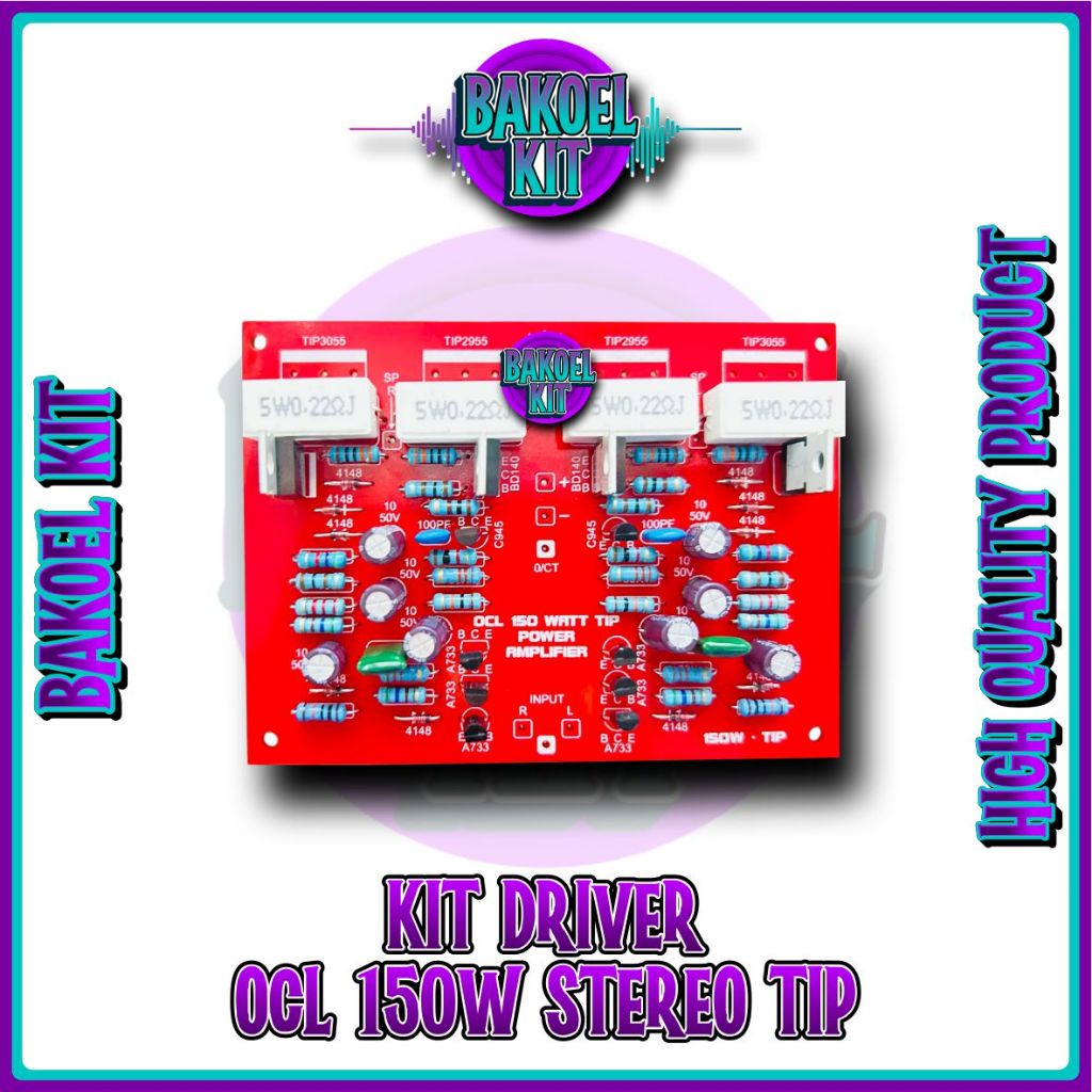 [DRIVER] Kit Driver OCL 150 Watt Stereo [TIP] ||  Kit Driver OCL 150 Watt Stereo [BD] ups