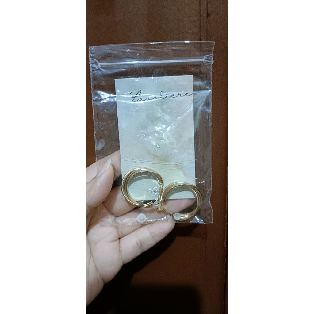 PRELOVED Lavaliere Byo Clip Earring Anting Jepit