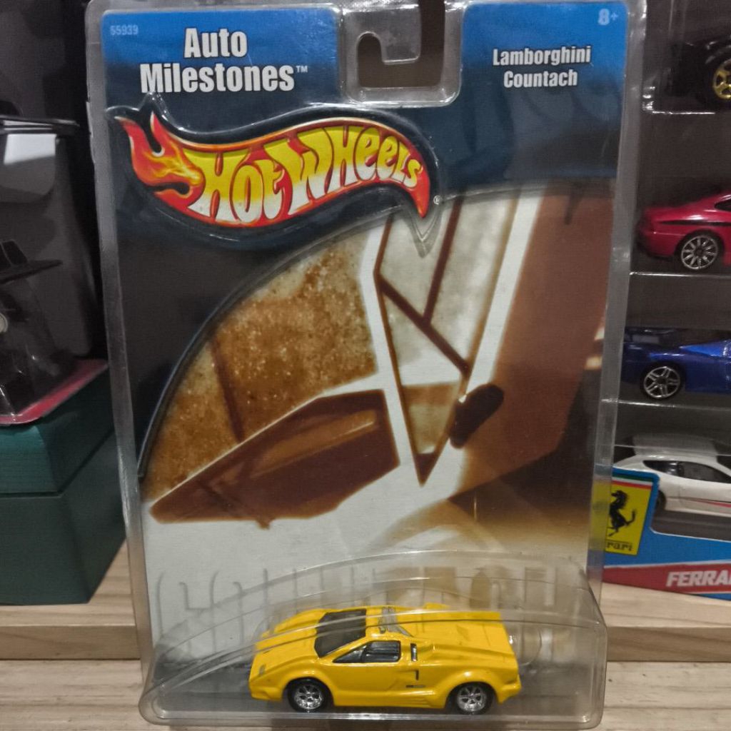 Hot Wheels Lamborghini Countach Auto Milestones Kuning Yellow