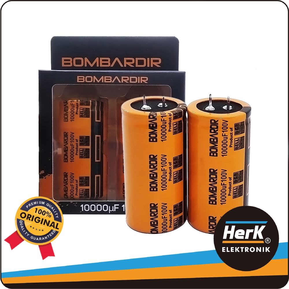 Elco Elko Kapasitor Capacitor Bombardir 10000uF 100V POWER PSU AUDIO