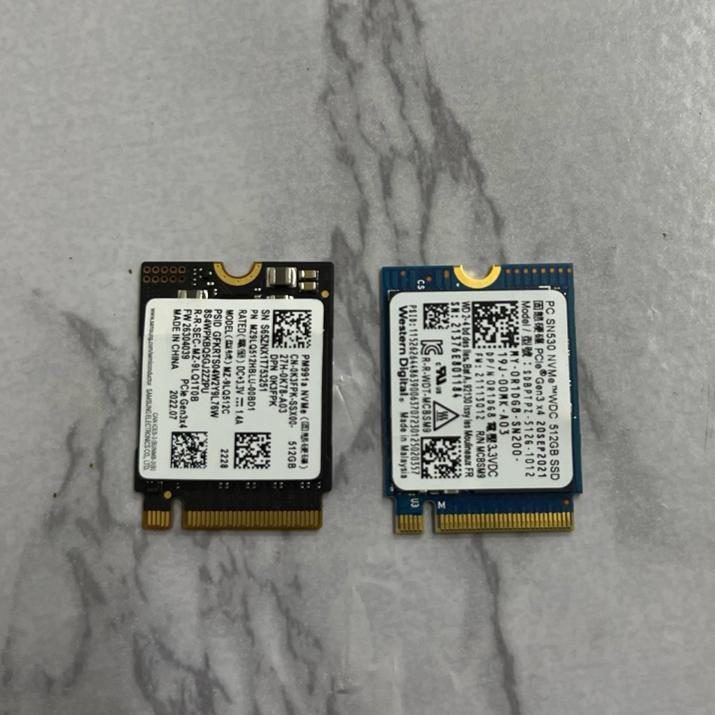 SSD 512GB NVMe 2230 Second Normal