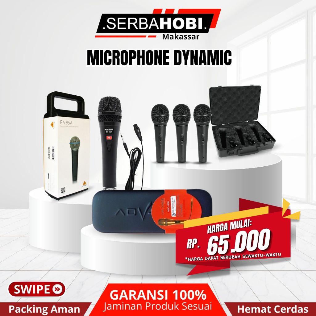 ANEKA MICROPHONE WIRELESS / MICROPHONE KARAOKE