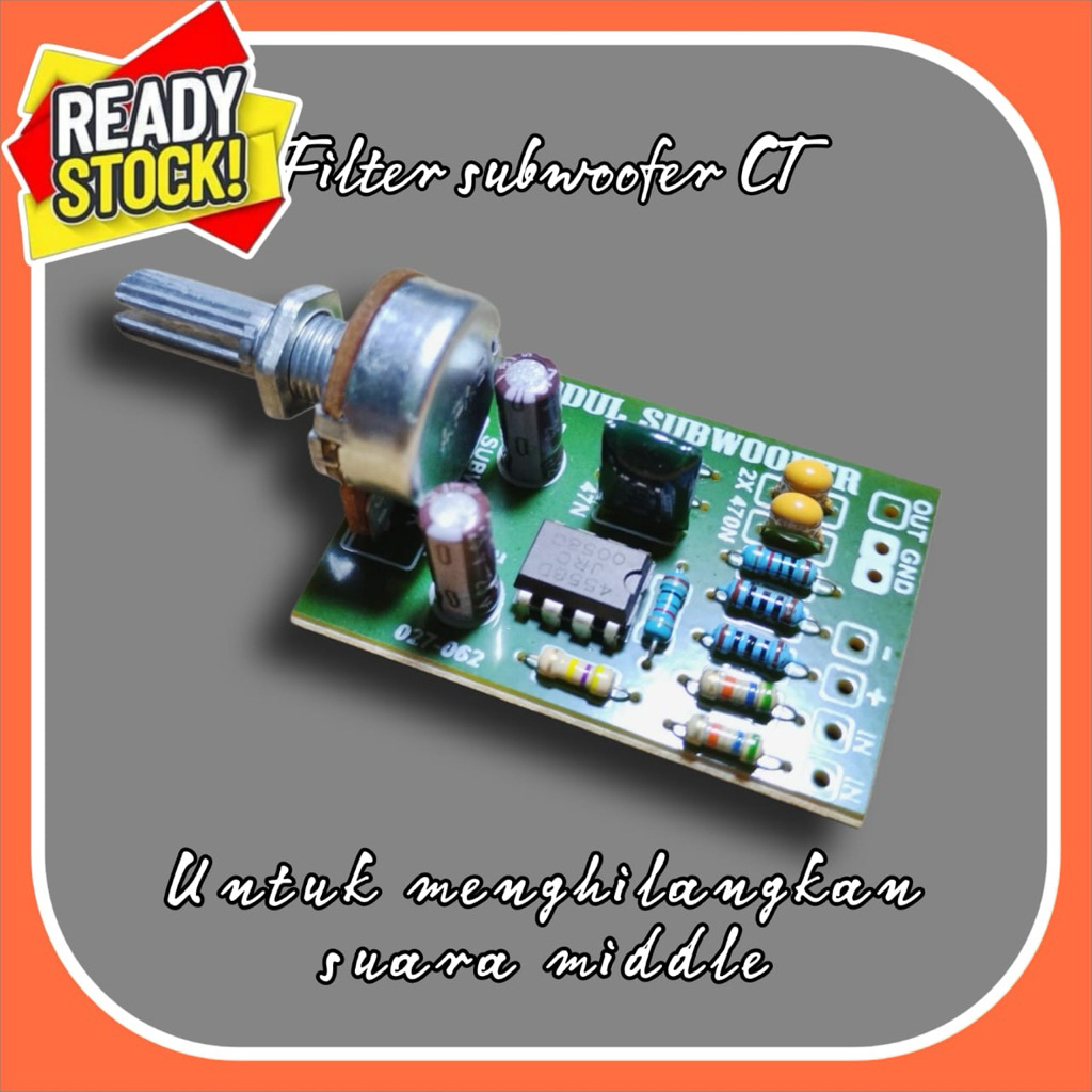 Kit filter subwoofer CT ic JRC4558