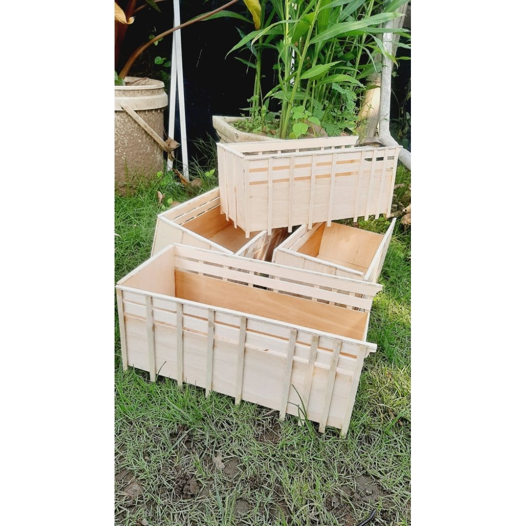 bak miniatur truk skala plastik bahan triplek