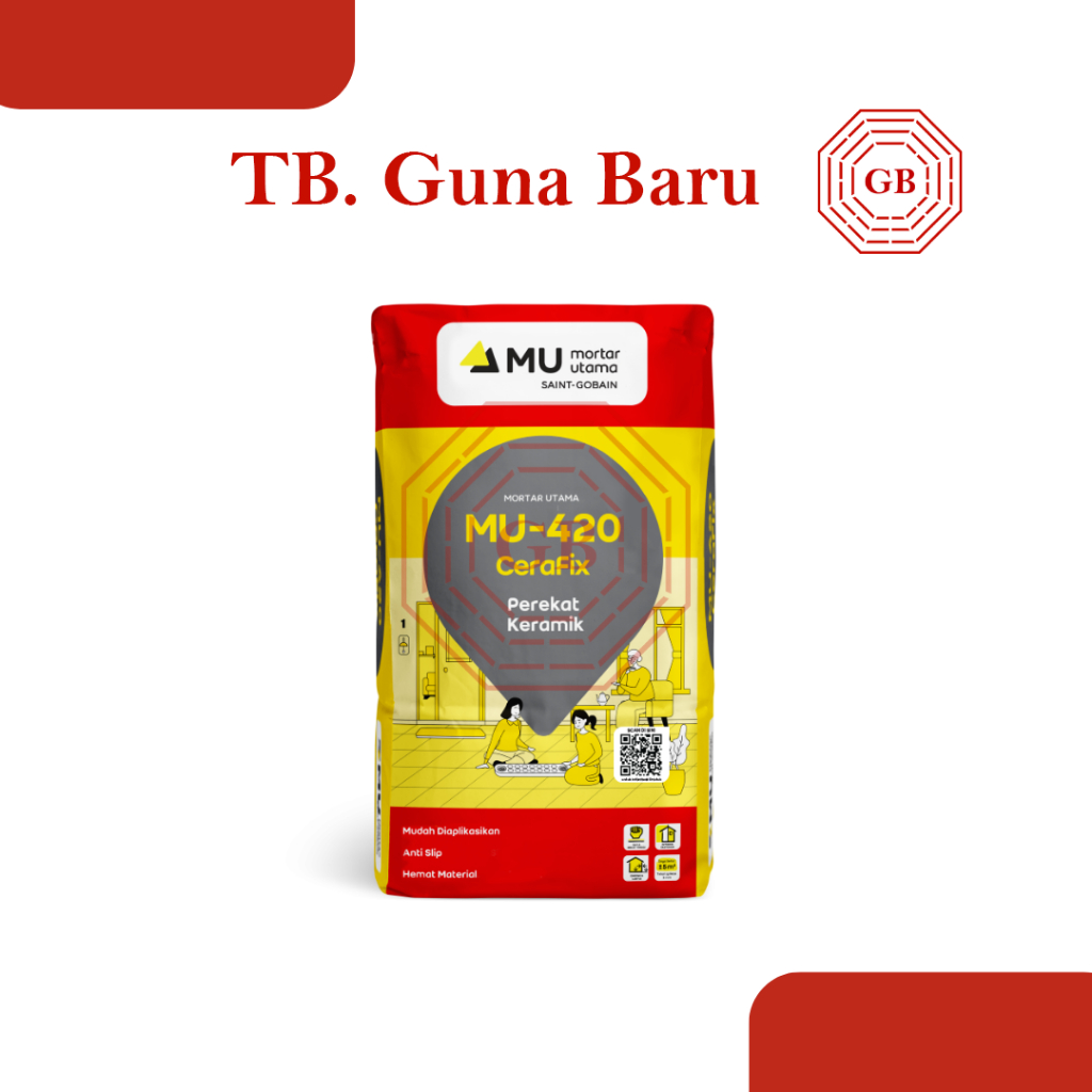 MU 420 Mortar Utama MU-420 CeraFix Perekat Keramik PER KG