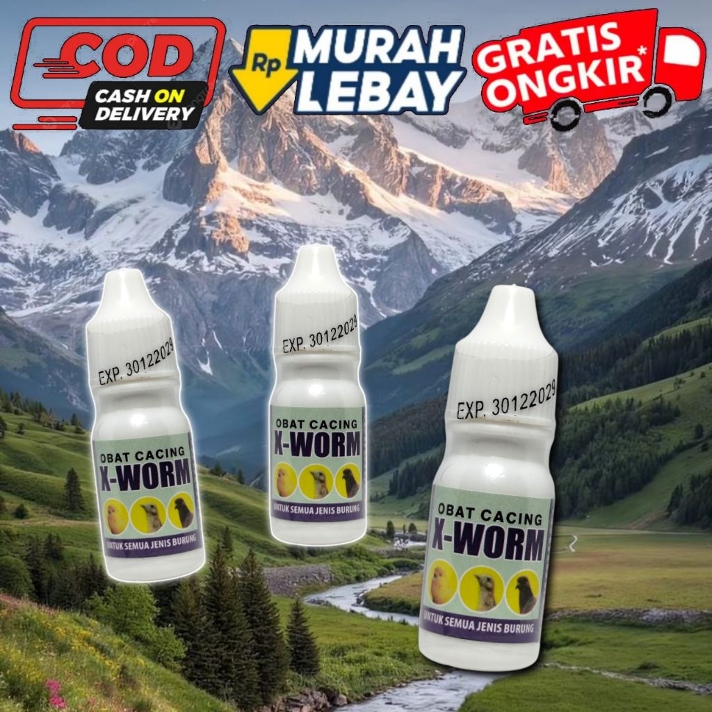 X-WORM OBAT CACING UNTUK BURUNG