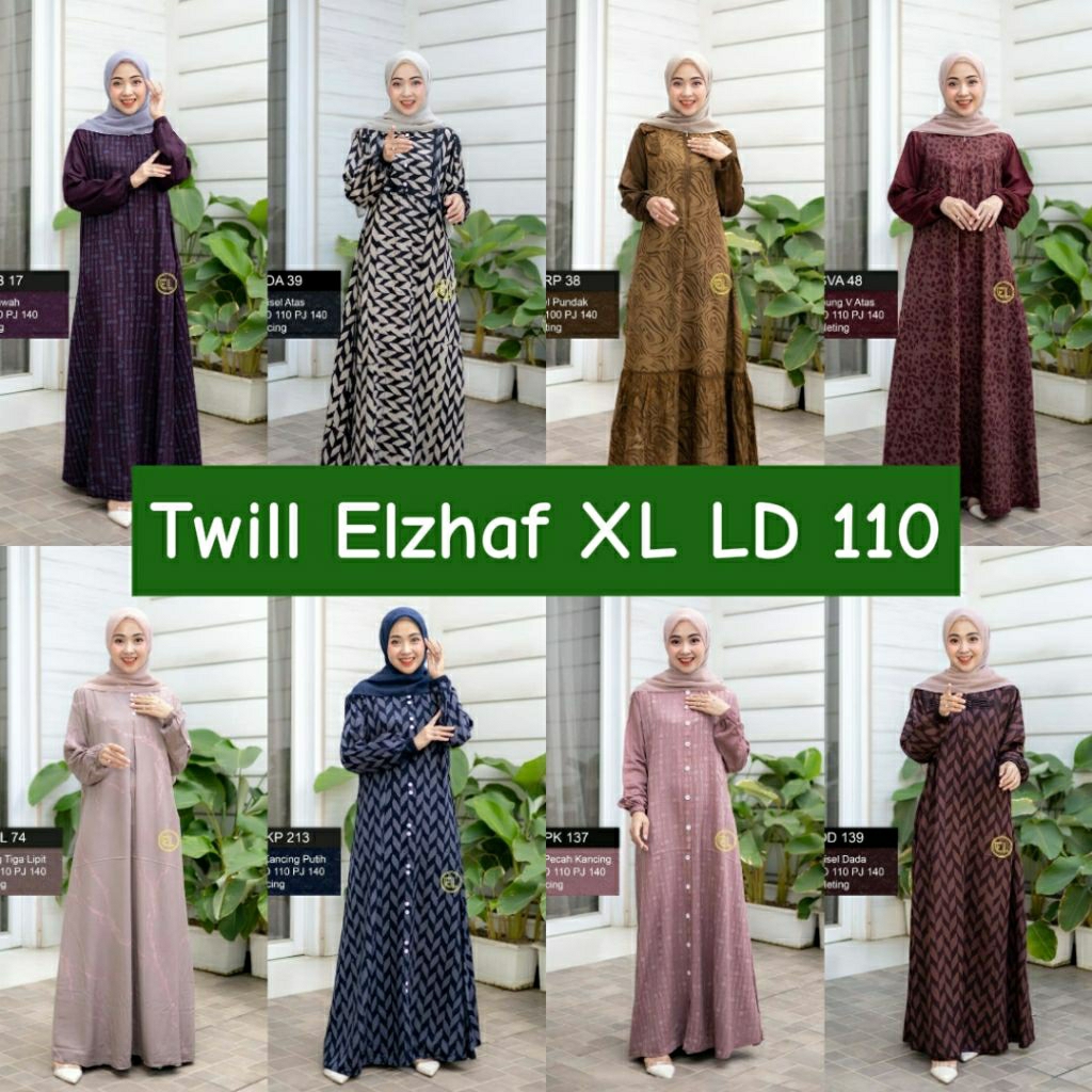 Gamis elzhaf batik Pekalongan