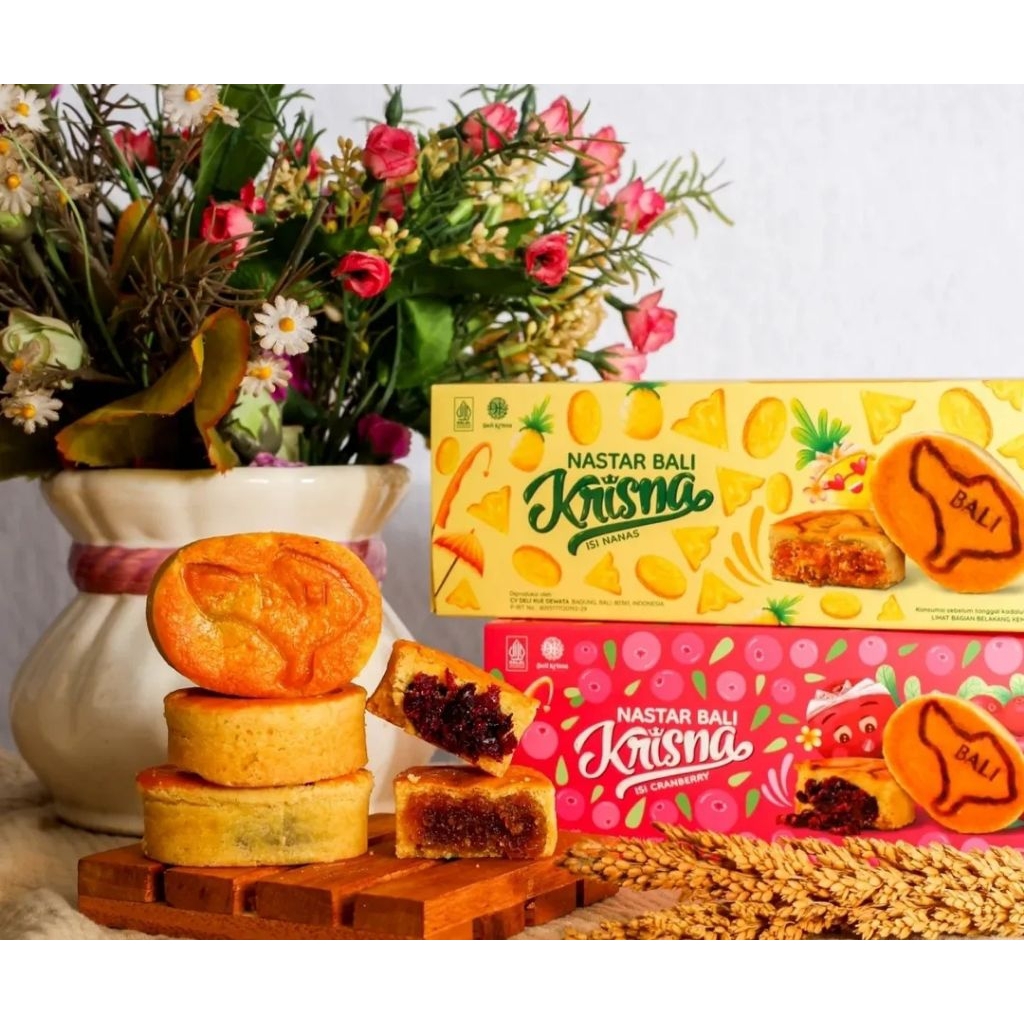 nastar Bali krisna Nastar krisna cranberry kue kering nastar Ajik Krisna Bali oleh oleh Bali jastip 