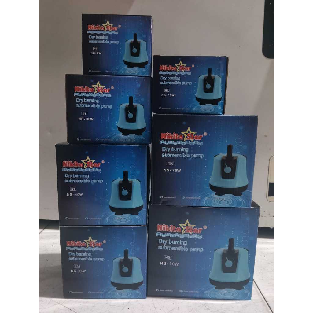 NIKITA STAR DRY BURNING SUBMERSIBLE PUMP / POMPA DASAR AQUARIUM
