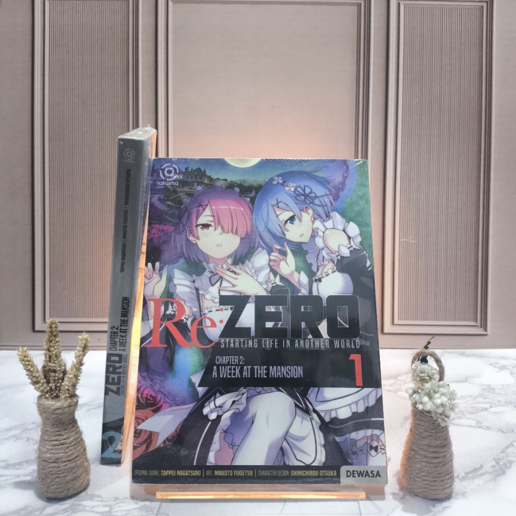 komik Re zero 1-2 set segel
