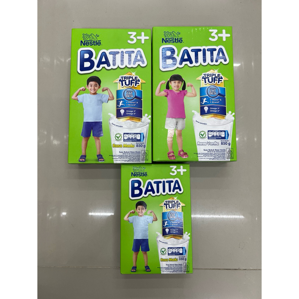 NESTLE BATITA 3+ - SUSU ANAK >3 TAHUN MADU/VANILA