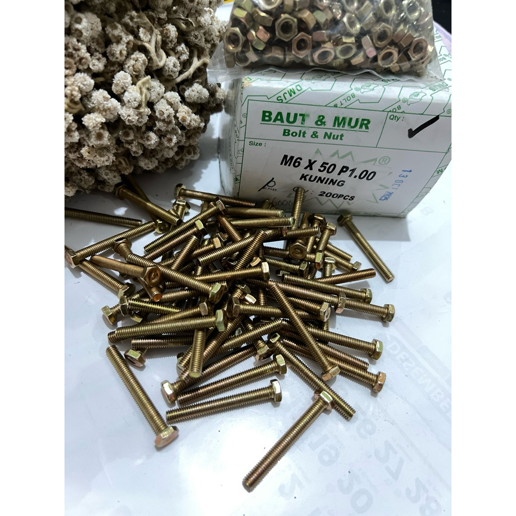 baut m6x50 isi 200pcs