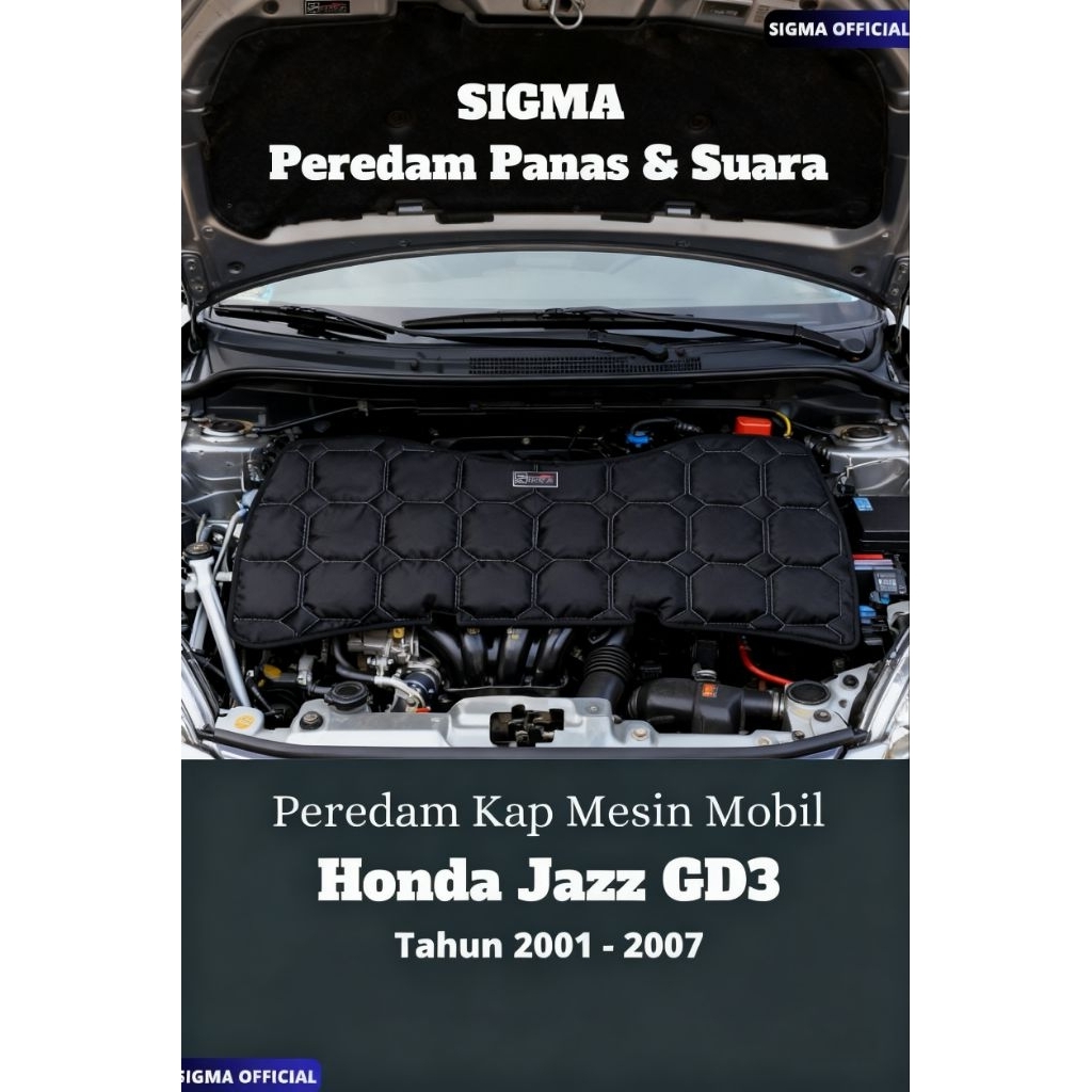 Peredam kap mesin mobil honda jazz gd3 2001-2007