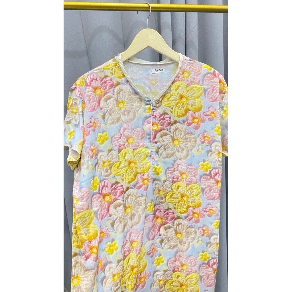 By.Naf Daster Daisy Busui friendly motif bunga