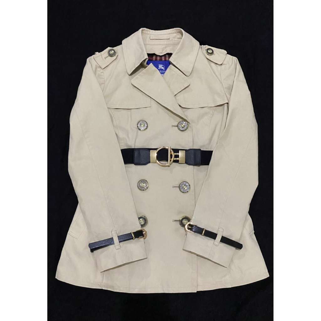 Coat Burberry (Emboss, Belt lengkap) / Burberry Trench Coat / Coat Branded