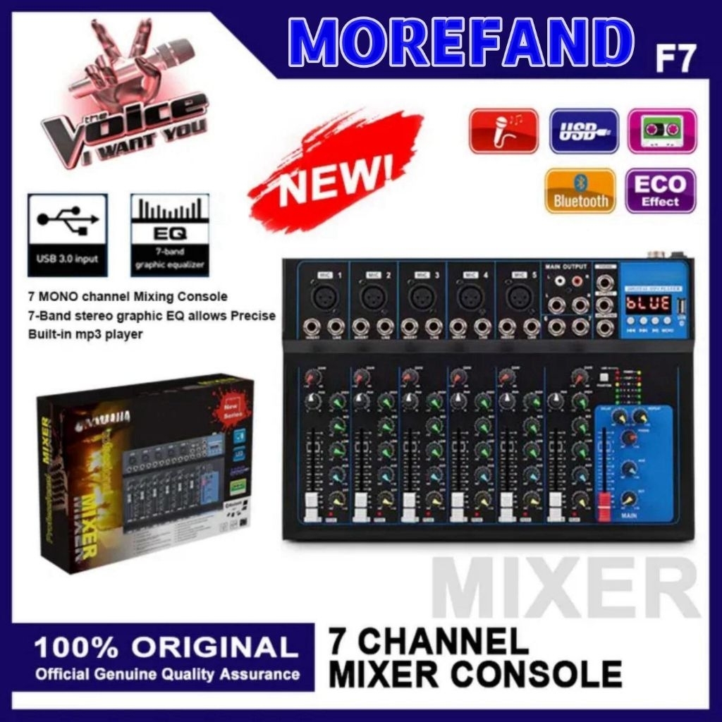Mixer 7 channel Nyesss