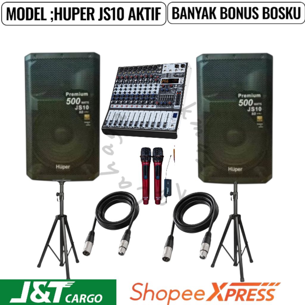 paket soundsystem Huper JS10 profesional Sound JS10