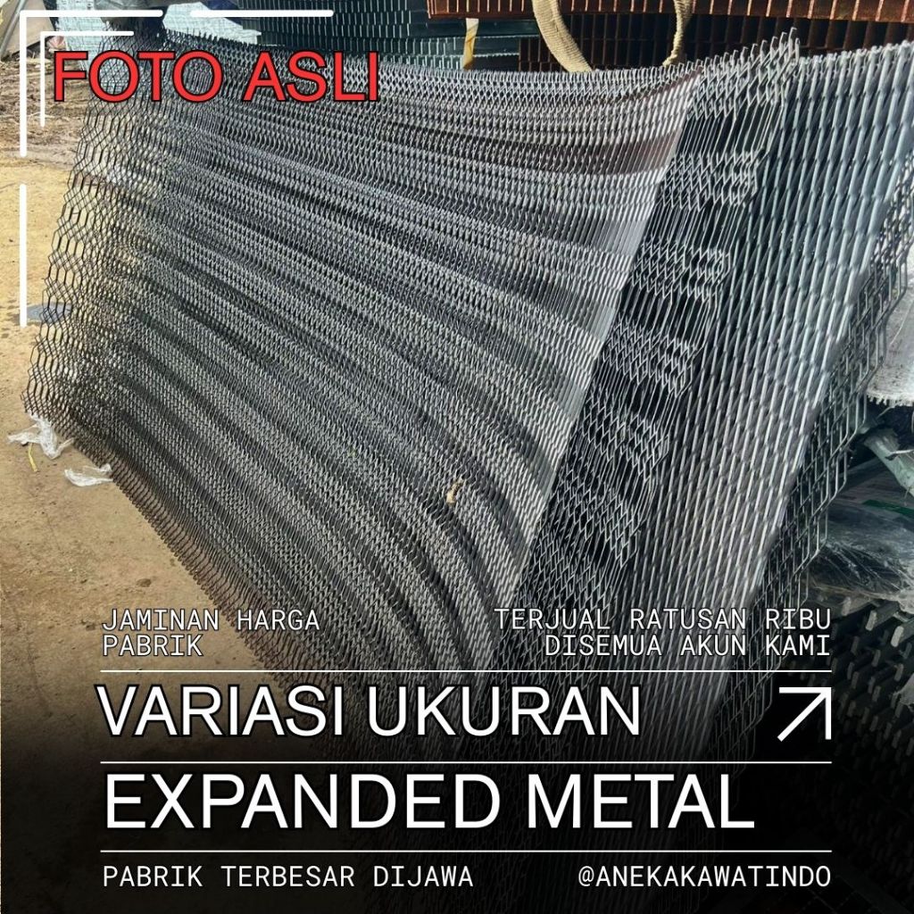 Expanded Metal 1620 / Expanded Mesh D1620 Expanda Diamond Mesh Ornamesh