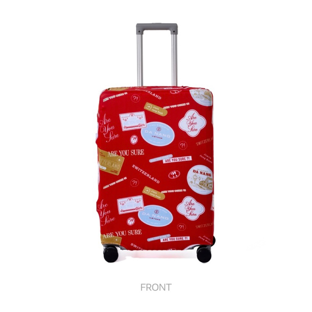 [PRE ORDER] MD LUGGAGE COVER JIMIN X JUNGKOOK ARE YOU SURE? SEASON 2 BTS COVER KOPER OFFICIAL MURAH