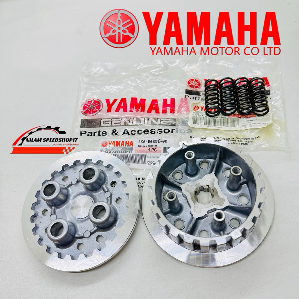 RUMAH KOPLING ASSY KAKI 4+PER KOPLING YAMAHA RX KING RX SPESIAL RX K ORIGINAL YGP QUALITY PARTS
