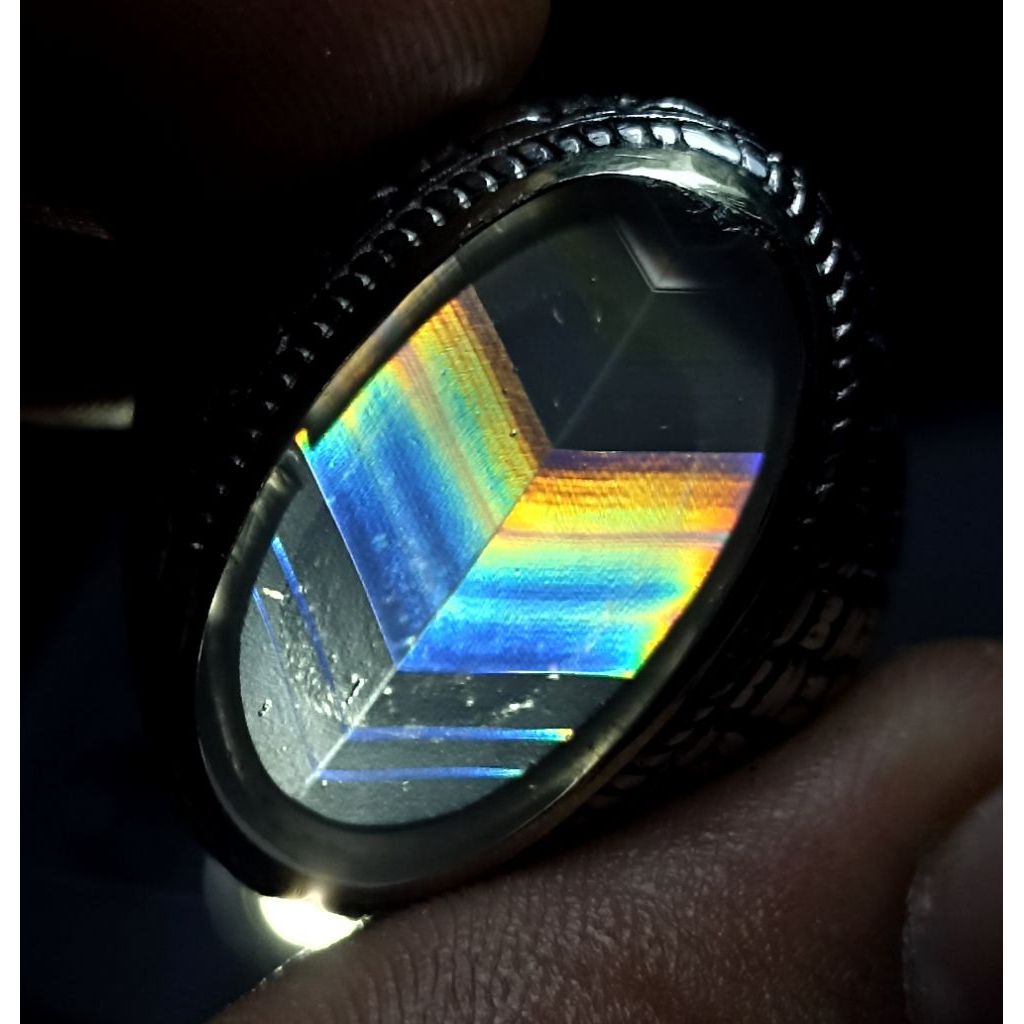 CINCIN BATU AKIK JUNDER AIRIS PELANGI