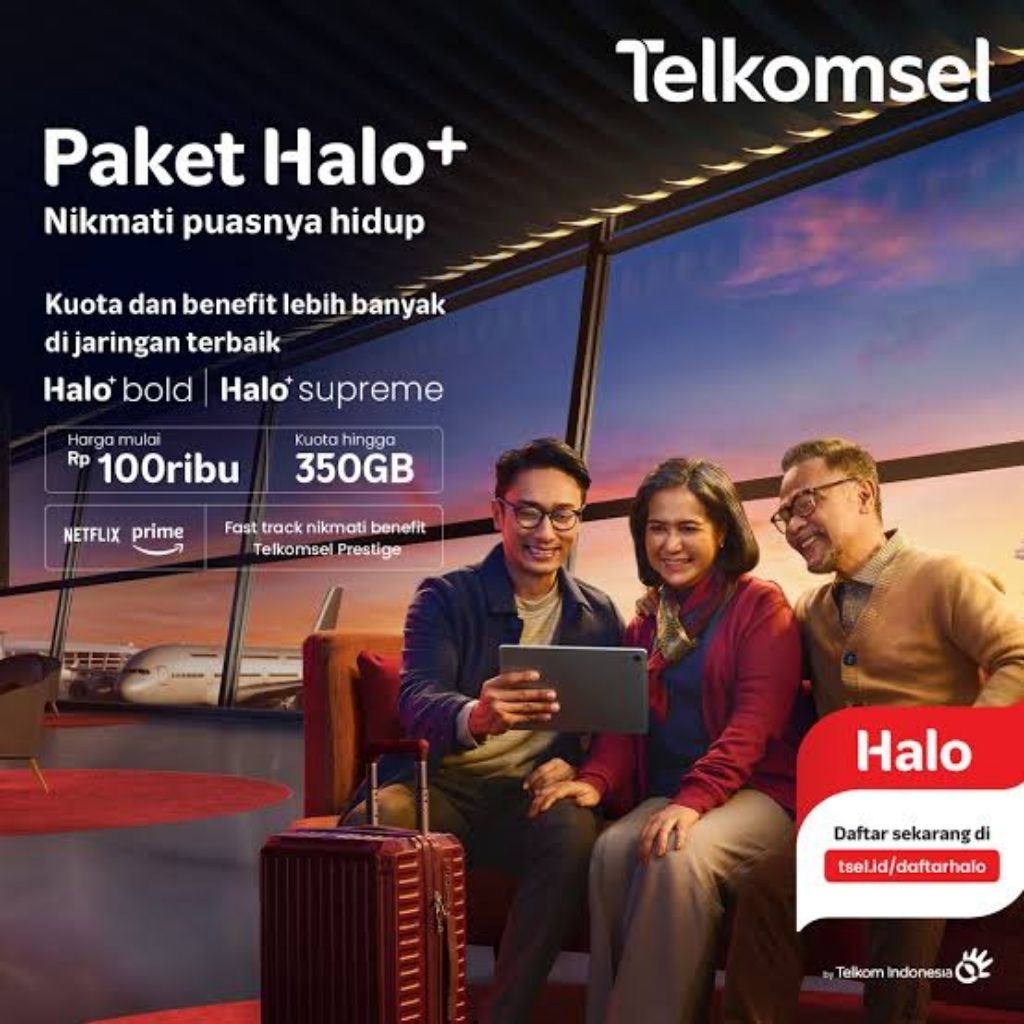 TELKOMSEL HALO FLEXY 35GB | ZOOM 300GB | PASCABAYAR | KUOTA MURAH