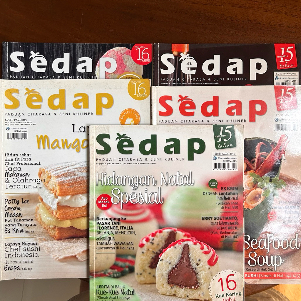 Majalah Sedap / Buku Resep Masak / Buku Resep Makanan