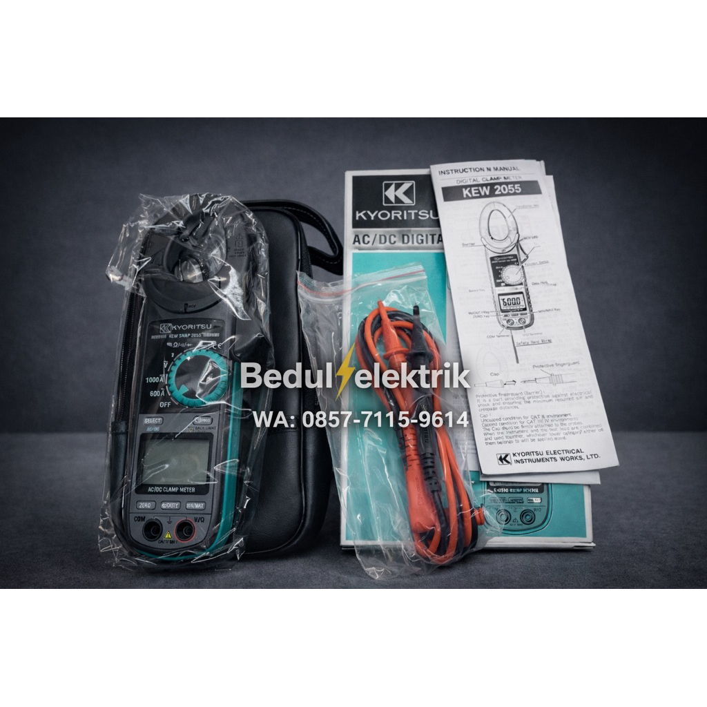 Kyoritsu 2055 digital clamp meter tang amper AC/DC 1000A kyoritsu2055