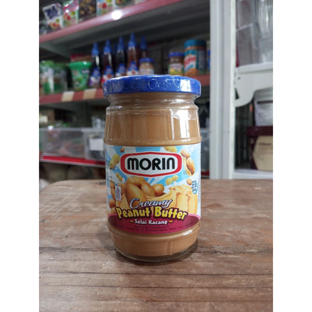 Morin Creamy Peanut Butter Kemasan 300gr | Morin Selai Kacang | Selai Kacang