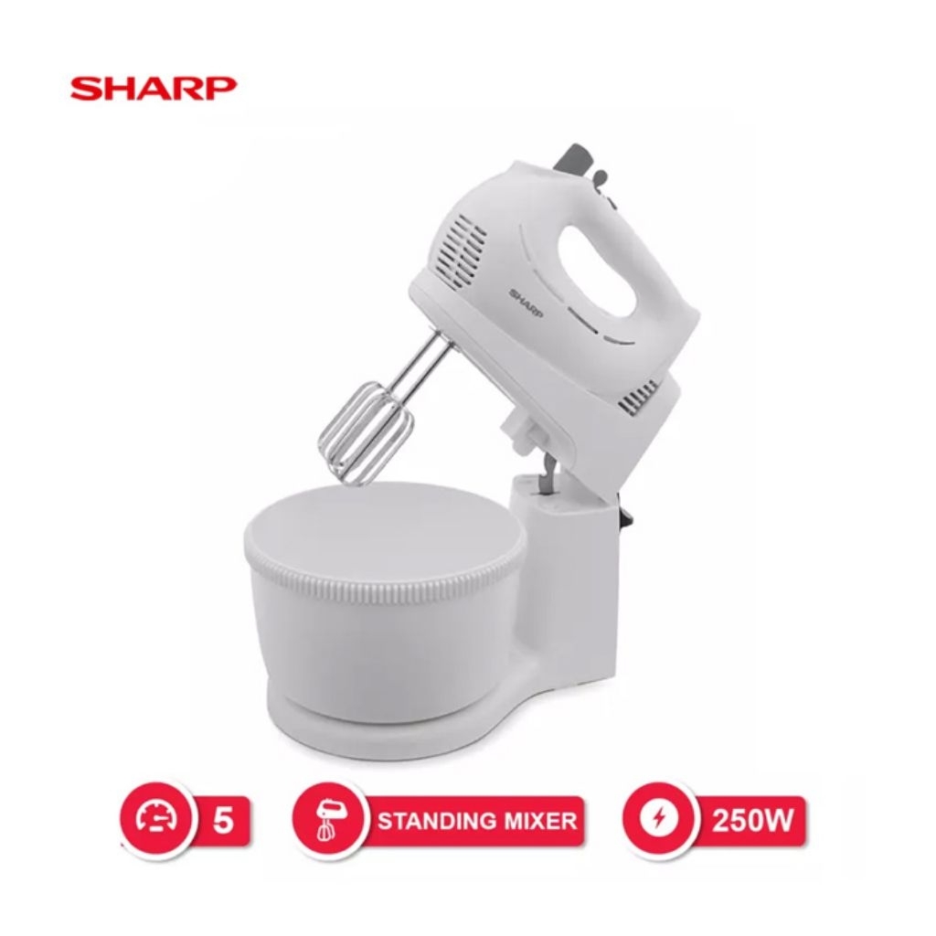 Stand Mixer Sharp EM-S53WH 250 watt